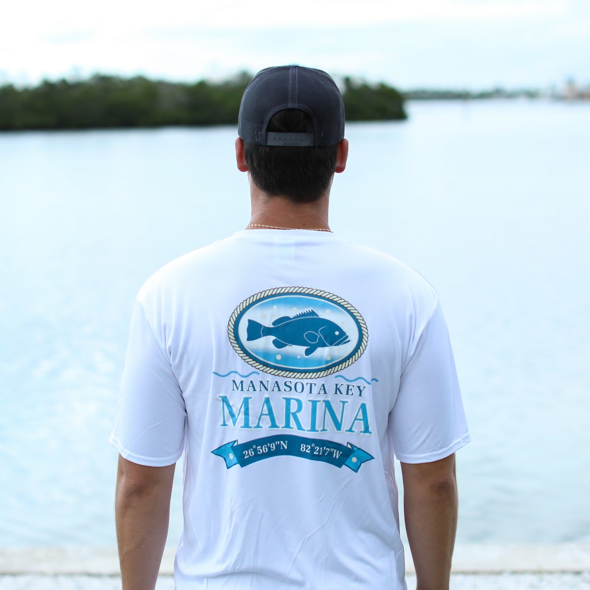 Manasota Key Marina unisex Performance T-Shirt